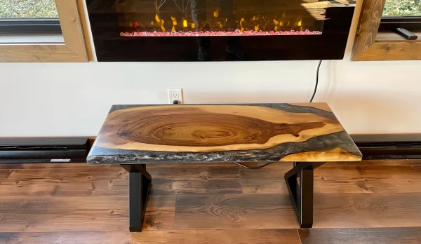 live edge coffee table