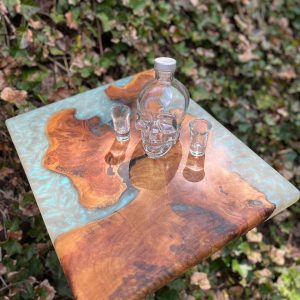 Iridescent Maple Burl Epoxy Charcuterie Board